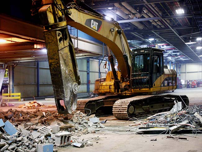 Industrial strip out operations