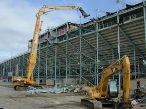 selective demolition critical lift equipment