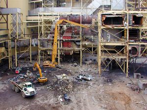 heavy industrial demolition high lift equipment
