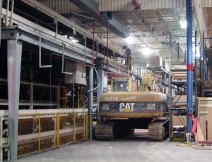 selective strip out automotive plant