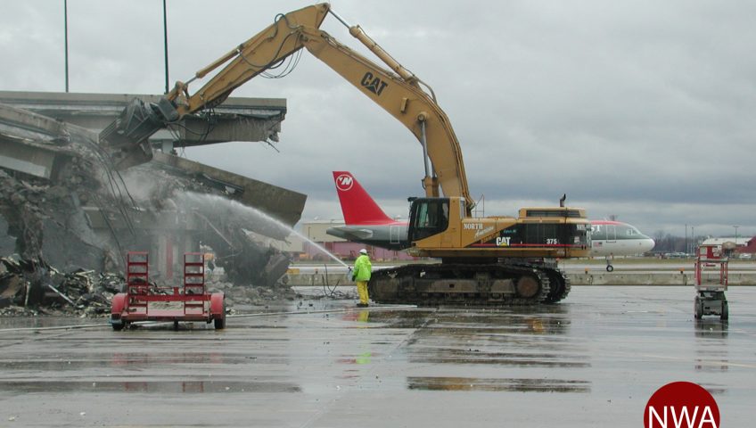 Detroit Metropolitan Wayne County Airport Demolition