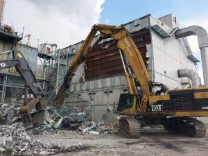 Demolition at Xcel Energy Arapaho
